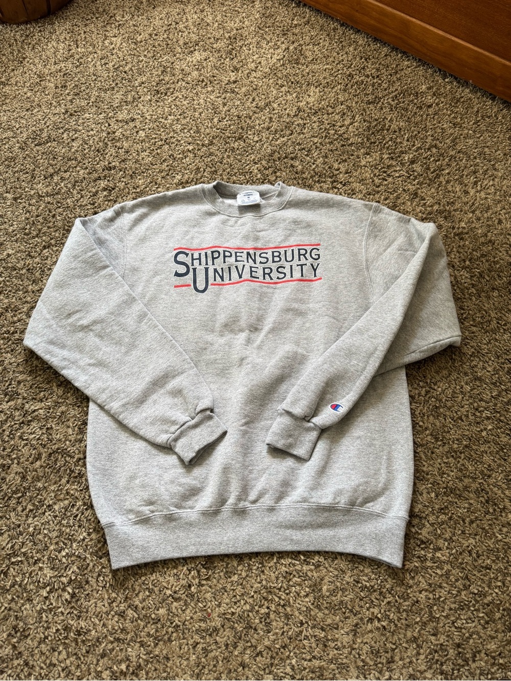 Champion Gray Shippensburg University Crewneck Sweatshirt from fuller house